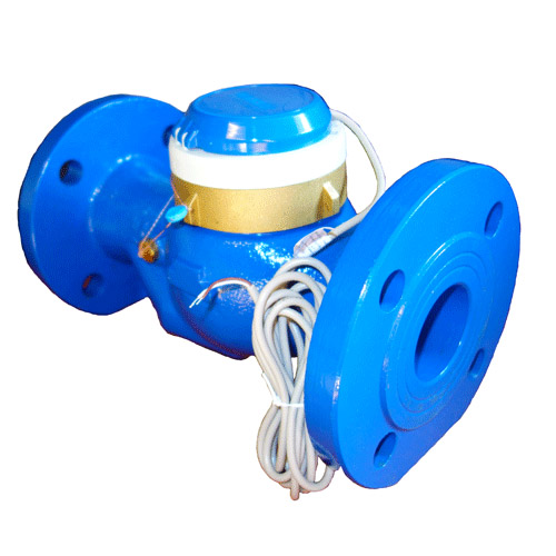 Zenner Water Meter 2" Flanged Connection, QN 15, 1 Pulse Per Litre